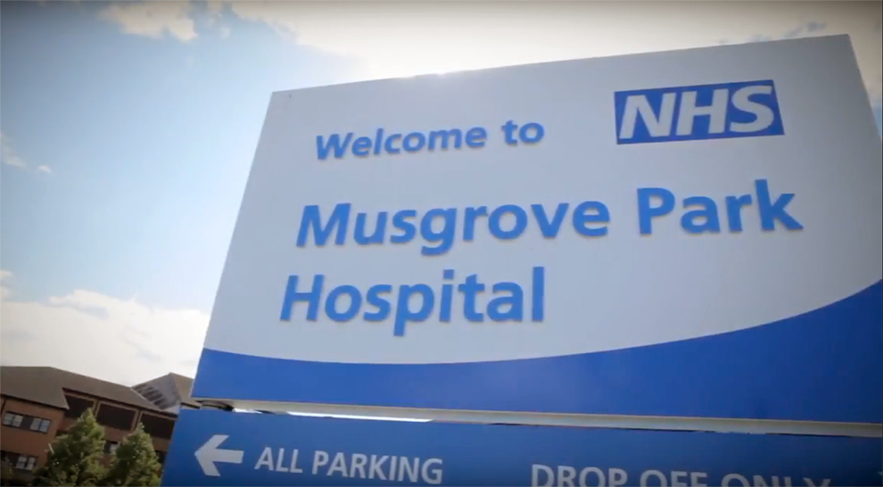 Musgrove Park Hospital Welcome Sign